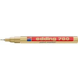 Marcatore edding 780 oro p.extra fine 0.8mm vernice smalto [e-780