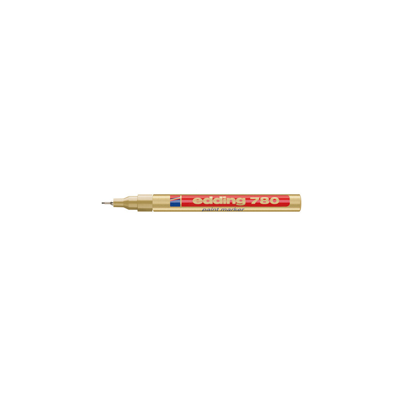 Marcatore edding 780 oro p.extra fine 0.8mm vernice smalto [e-780
