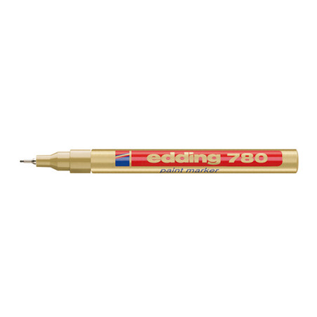 Marcatore edding 780 oro p.extra fine 0.8mm vernice smalto [e-780