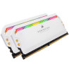 Ram dimm ddr4 16gb corsair dominator 3200 (2*8gb) white rgb cl1 [sacrr4g16djb201]