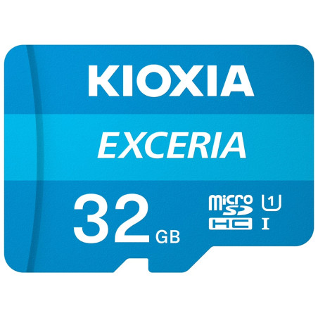 32gb scheda microsdhc kioxia exceria class 10 uhs-i [lmex1l032gg2]
