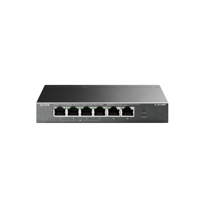 Switch tp-link tl-sf1006p network switch fast ethernet (10/100)
