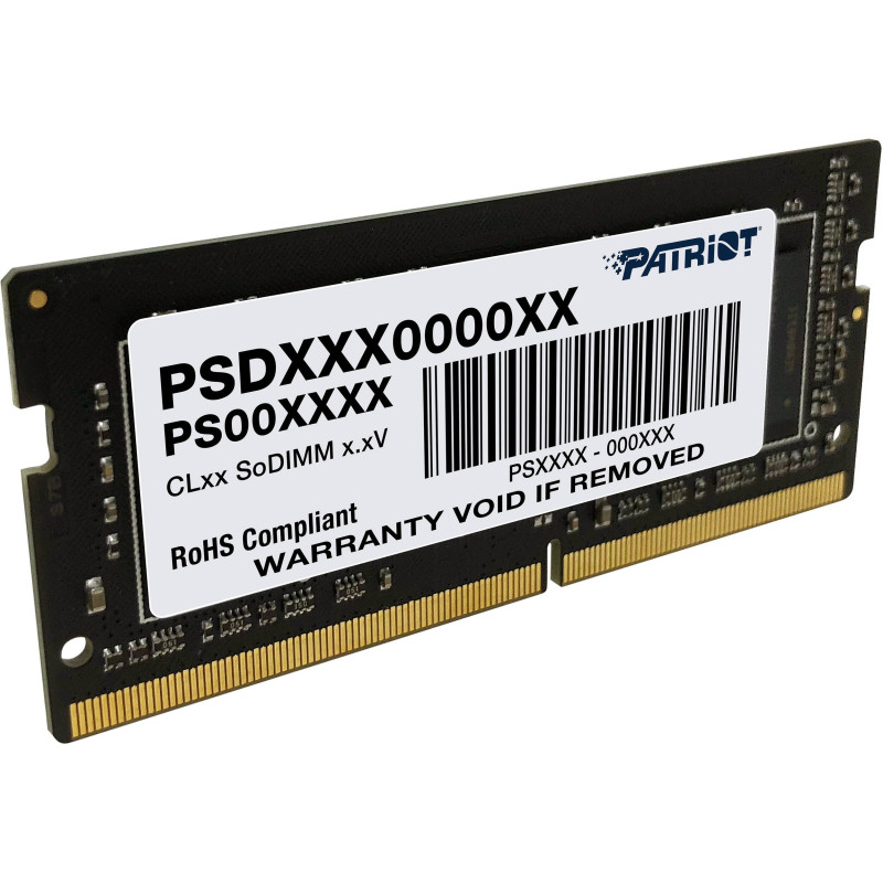 Ram dimm ddr4 8gb patriot signature 1x8gb 3200 mhz cl22 [sbpat4g08sign09]