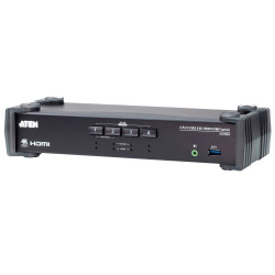 Switch kvm aten 4-port usb3.0 4k hdmi cs1824-at-g [nuatnkv4pcs1824]
