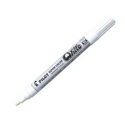 Marcatore super color white medium a vernice pilot [002456]