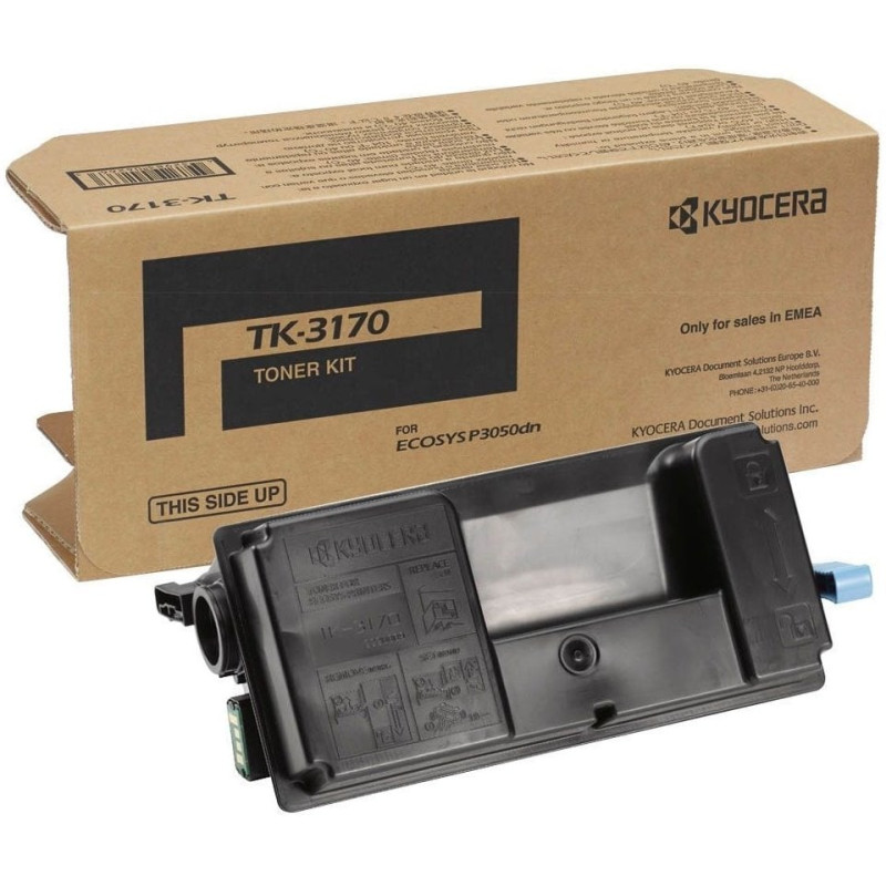 Toner kyocera tk-3170/ 15 500 a4/ black/ per ecosys p3050dn,