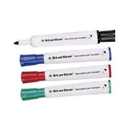 Marcatore per lavagne blu p.tonda 2mm starline [stl1650]