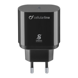 Alimentatore da rete cellular line usb-c super fast charger pd