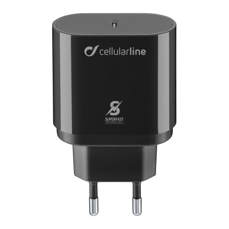 Alimentatore da rete cellular line usb-c super fast charger pd