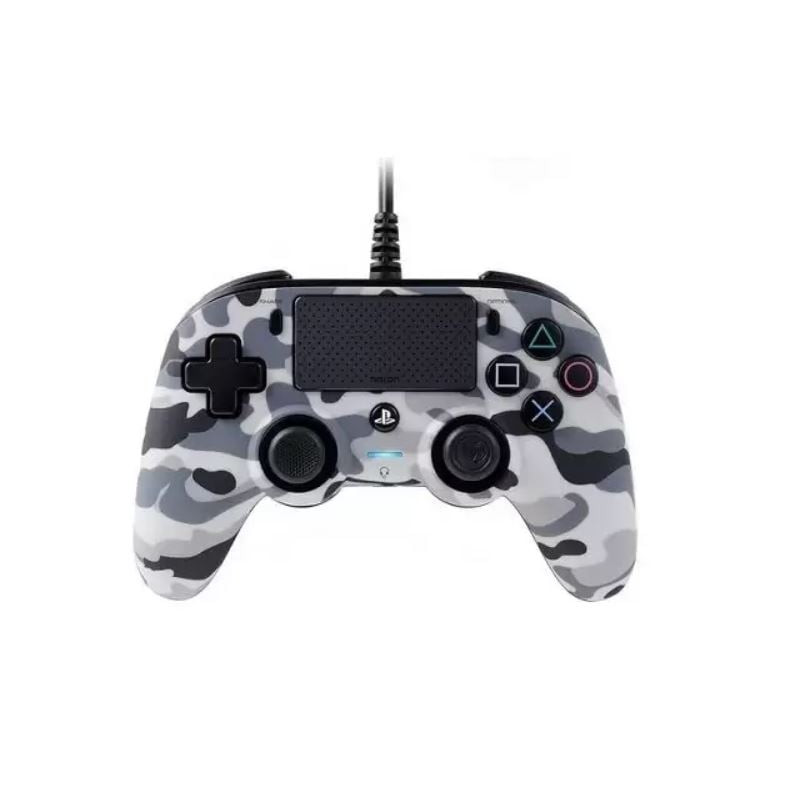 Controller ps4 nacon wired compact grigio mimetico [0802454]