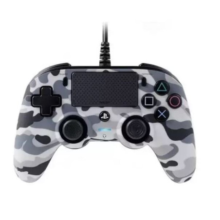 Controller ps4 nacon wired compact grigio mimetico [0802454]