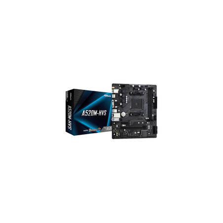 Scheda madre asrock am4 a520 hvs 2x ddr4 d-sub hdmi m-atx