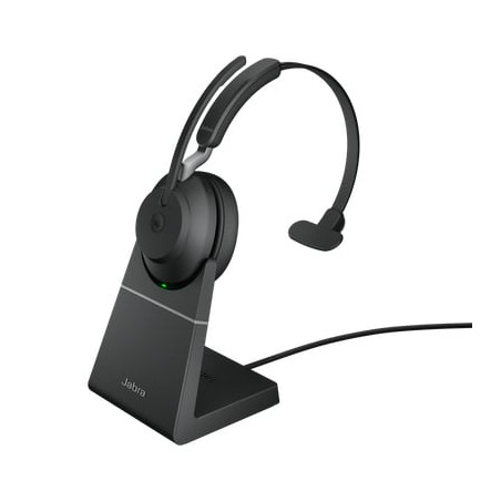Cuffie jabra evolve2 65 usb a ms mono con microfono nero [26599-899-989]
