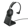 Cuffie jabra evolve2 65 usb a ms mono con microfono nero [26599-899-989]