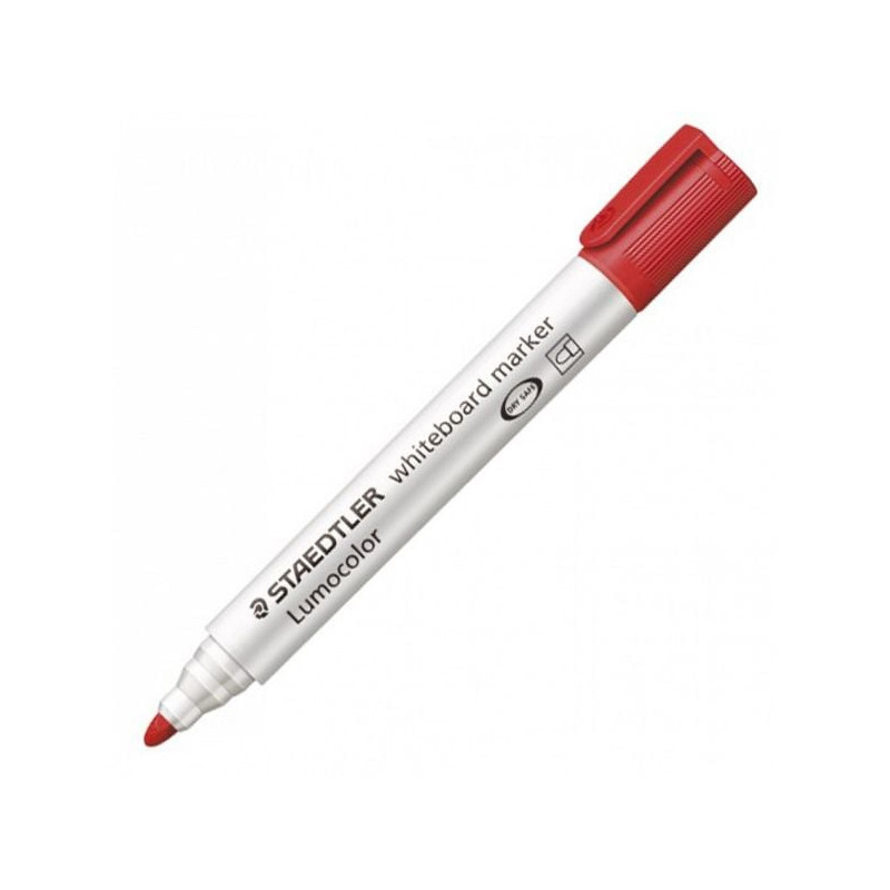Pennarello lumocolor 351 rosso p.tonda per lavagne cancellabili [3512]