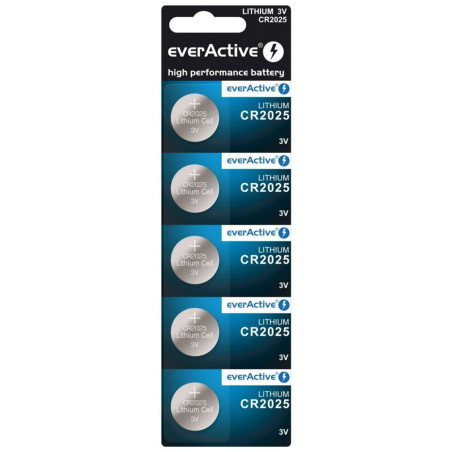 pile everactive lithium cr2025 5pz [cr20255bl]