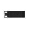 Pen drive 64gb kingston technology datatraveler 70 usb type-c