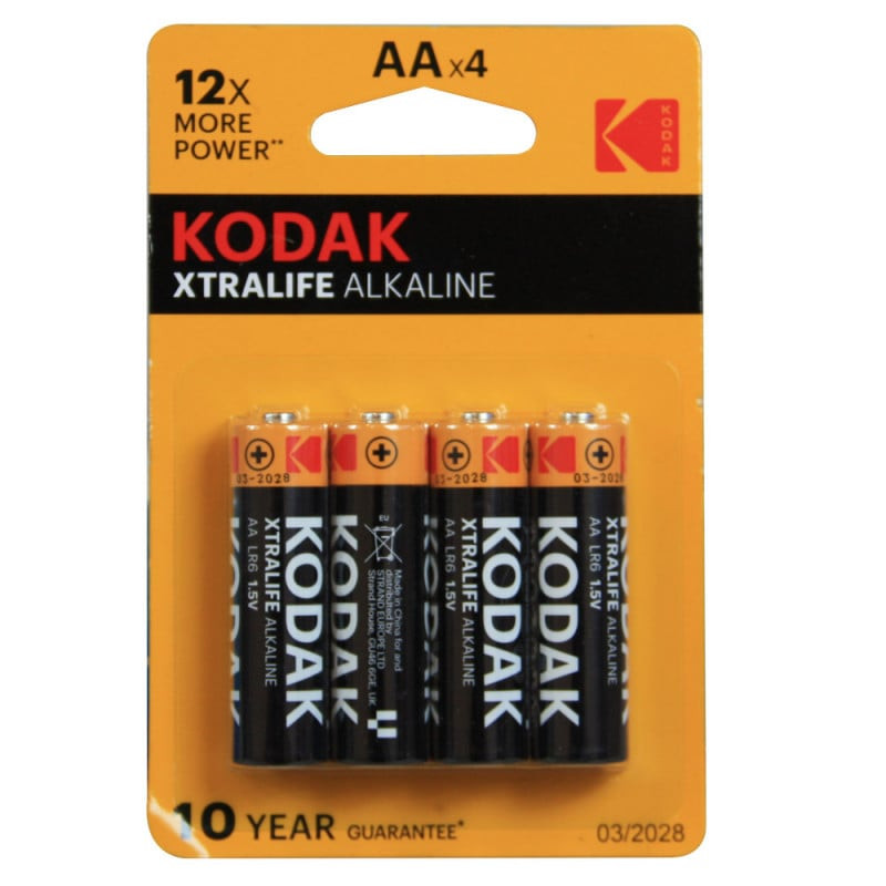 Pile kodak cr2032 batteria monouso al litio 1,5v lr6/aa [30952027]