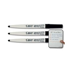 Pennarello velleda 1741 nero p.tonda bic whiteboard pz: 12 [1199174109]