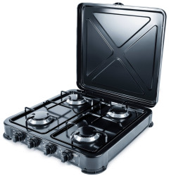 Fornello a gas promis kg400 nero [kg400c]