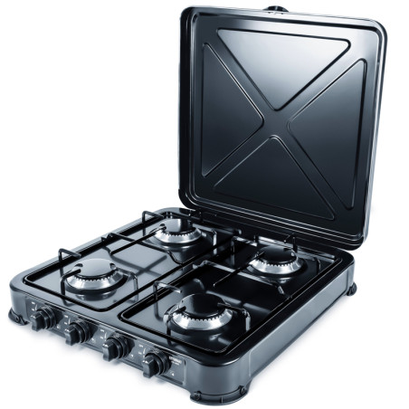 Fornello a gas promis kg400 nero [kg400c]