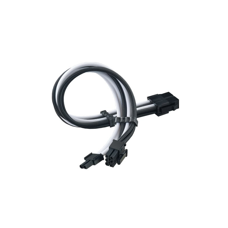 Cavo di prolunga pcie silverstone sst-pp07e-pcibw 30cm bianco/nero