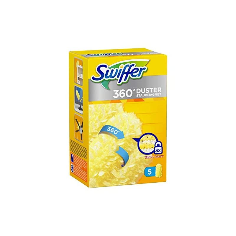 Spolverino swiffer 360 ricarica 5pz giallo [8001090380401]