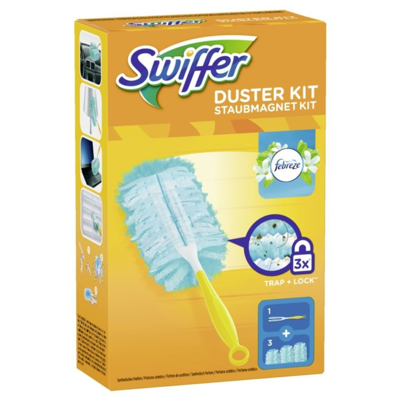 Kit magnetic duster swiffer 4pz giallo [5410076702923]