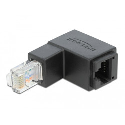 Adattatore delock rj45 cat.6 utp nero [86423]