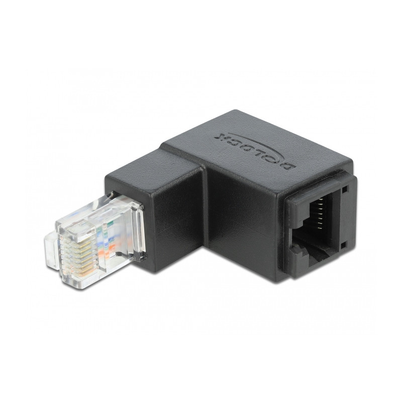 Adattatore delock rj45 cat.6 utp nero [86423]