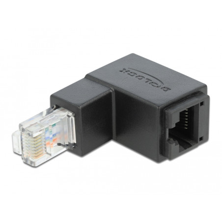 Adattatore delock rj45 cat.6 utp nero [86423]