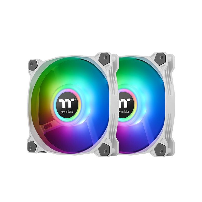 Ventole 140x140 thermaltake pure duo 14 argb bianco [cl-f098-pl14sw-a]