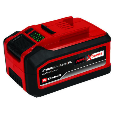 Batteria per utensili einhell pxc plus 18v 4-6 ah multi-ah