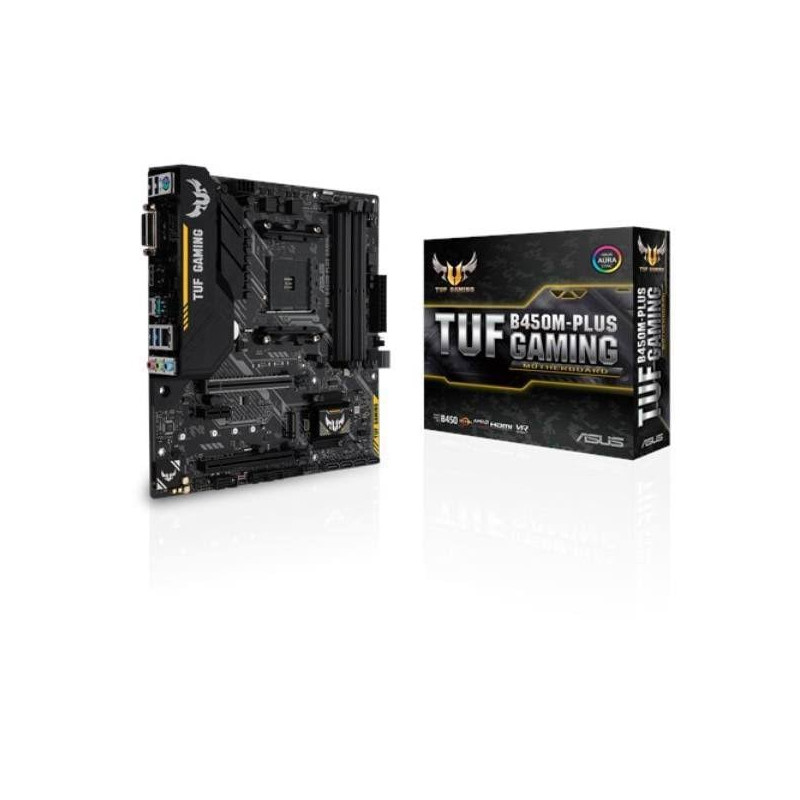 Scheda madre asus tuf b450m-plus gaming ii (am4)(d) [90mb1620-m0eay0]