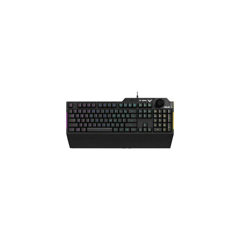 Tastiera asus usb tuf gaming k1 rgb nero [90mp01x0-bkia00]