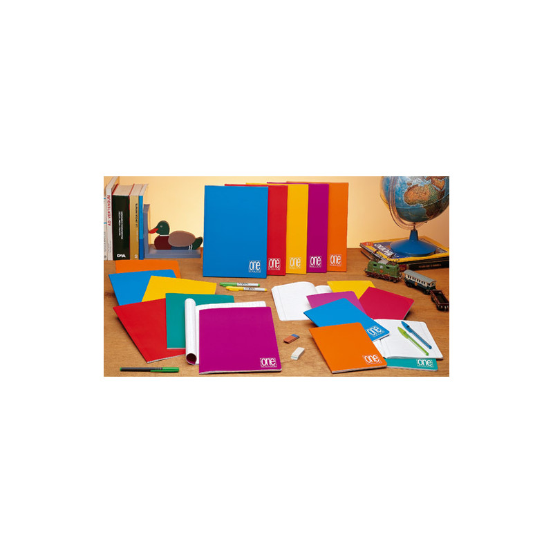 Maxiquaderno 210x297mm a4 18fg+1 100gr 1rigo c/margine one color