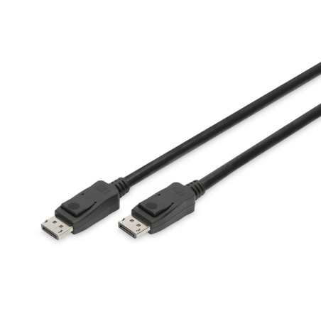 Cavo digitus displayport 3m dp st/st m/blocco uhd 8k [ak-340106-030-s]