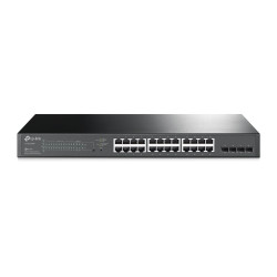 Switch tp-link gigabit poe 24porte nero [tl-sg2428p]