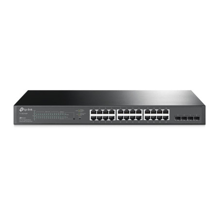 Switch tp-link gigabit poe 24porte nero [tl-sg2428p]