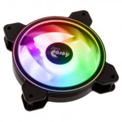 Ventola 120x120 aerocool saturn 12f argb led rgb nero