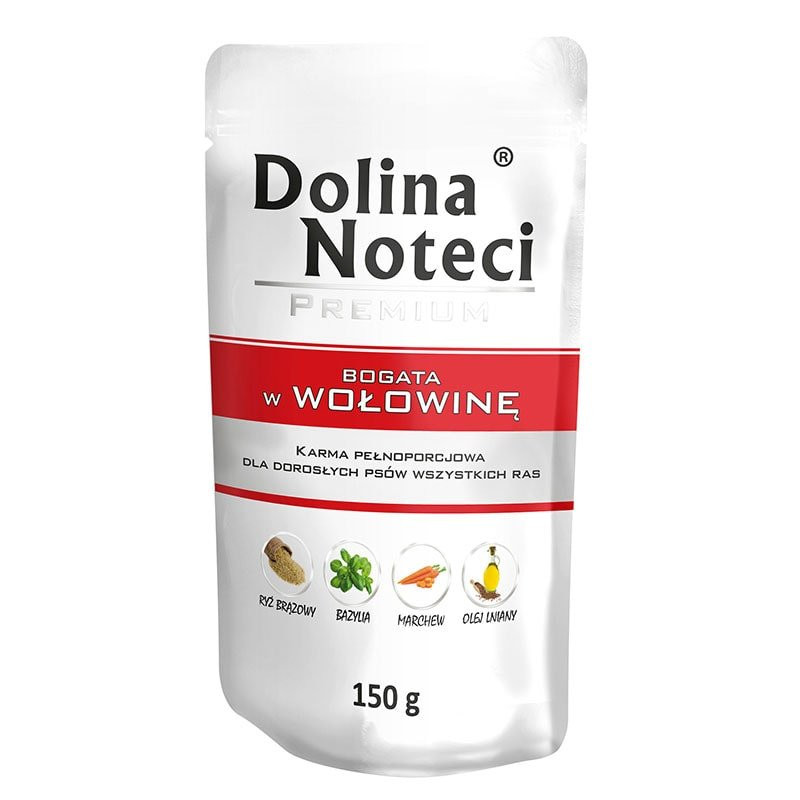 Cibo per cani dolina noteci manzo 150 g