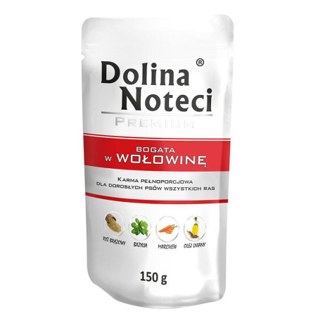 Cibo per cani dolina noteci manzo 150 g