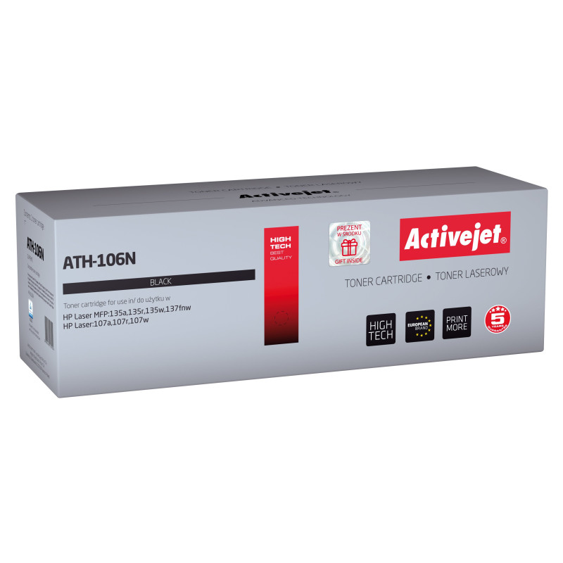 Toner activejet ath-106n (per hp 106a w1106a compatible supreme
