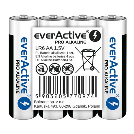 Pile everactive pro alkaline lr6 aa - 4-pezzi [lr6pro4t]