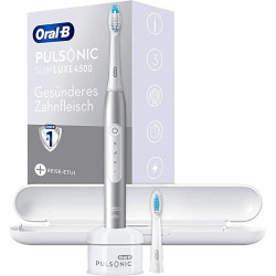 Spazzolino elettrico oral-b pulsonic slim luxe 4500 platino [slim