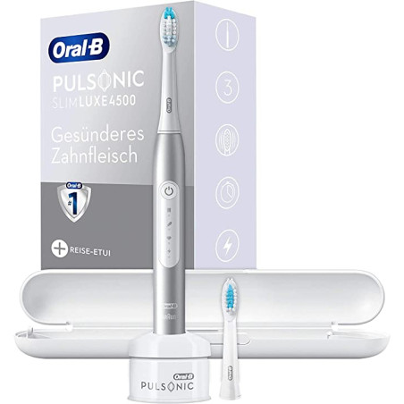 Spazzolino elettrico oral-b pulsonic slim luxe 4500 platino [slim