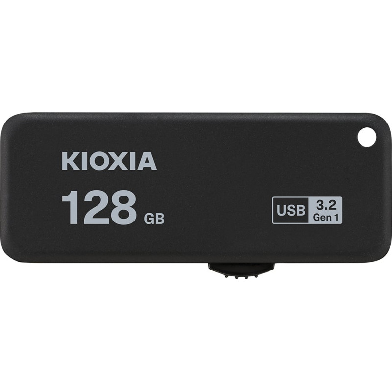 Pen drive 128gb kioxia u365 usb 3.0 stick transmemory nera [lu365k128g]
