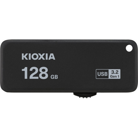 Pen drive 128gb kioxia u365 usb 3.0 stick transmemory nera [lu365k128g]