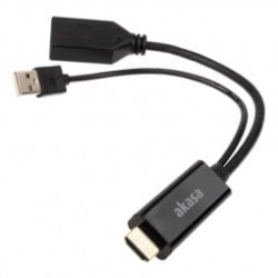 Adattatore hdmi akasa a displayport nero