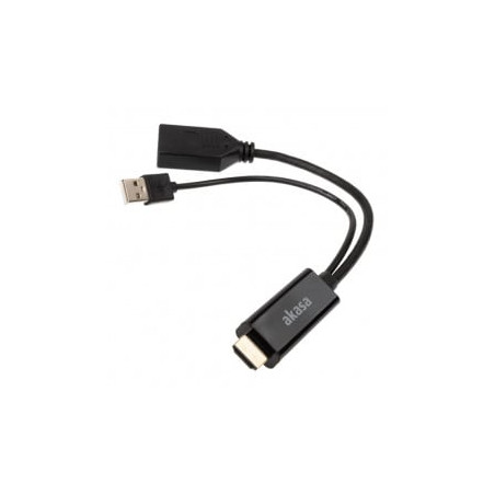 Adattatore hdmi akasa a displayport nero